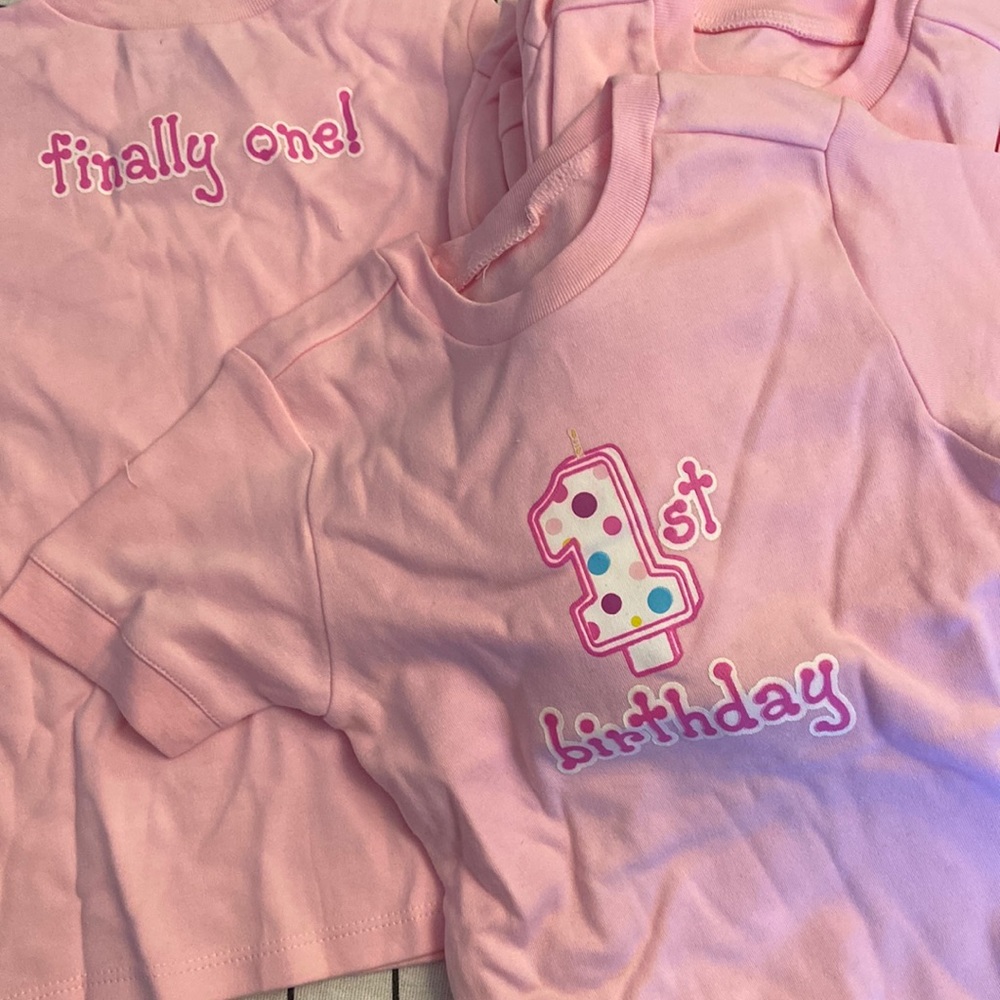 1st Birthday Girl Tee shirt